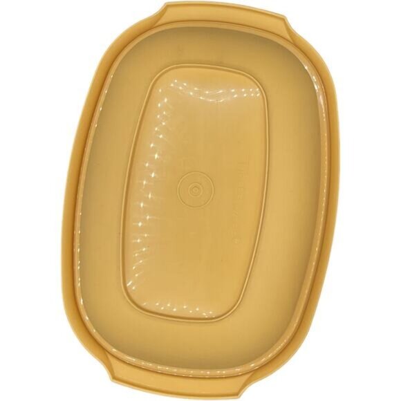 Tupperware 1273-4 1275-8 Vintage Oval Gold Steamer Strainer Set With Lid & Tray - Picture 5 of 12